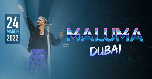 Latino popstar Maluma live Dubai
